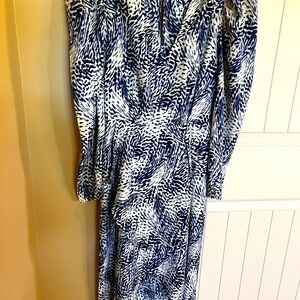 Express women’s wrap dress blue XS new!!!